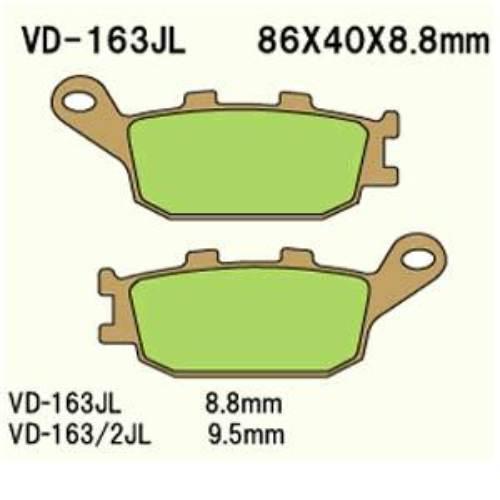 Klocki Hamulcowe Vesrah Vd-163jl | VD-163JL