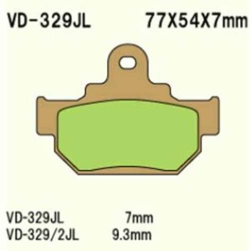 Klocki Hamulcowe Vd-329jl | VD-329JL