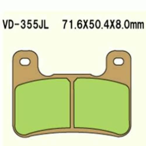 Klocki Hamulcowe Vesrah Vd-355jl Fa379hh Przód