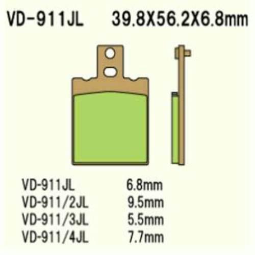 Klocki Hamulcowe Vesrah Vd-911jl | VD-911JL