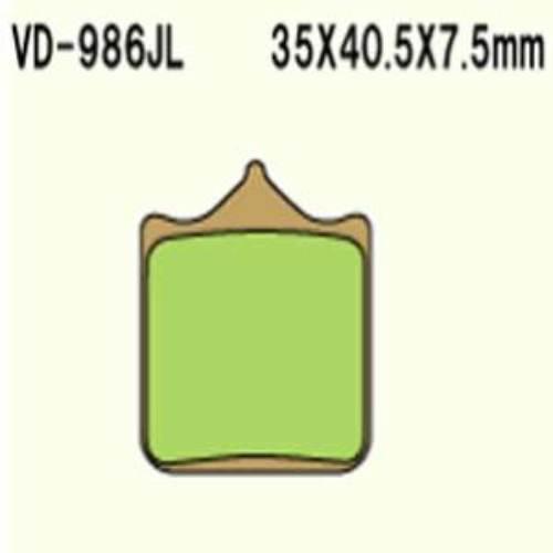 Klocki Hamulcowe Vesrah Vd-986jl 4 Kl W Op.