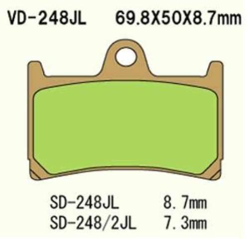 Klocki Hamulcowe Vd-248rjl Fa380 Fa252 P
