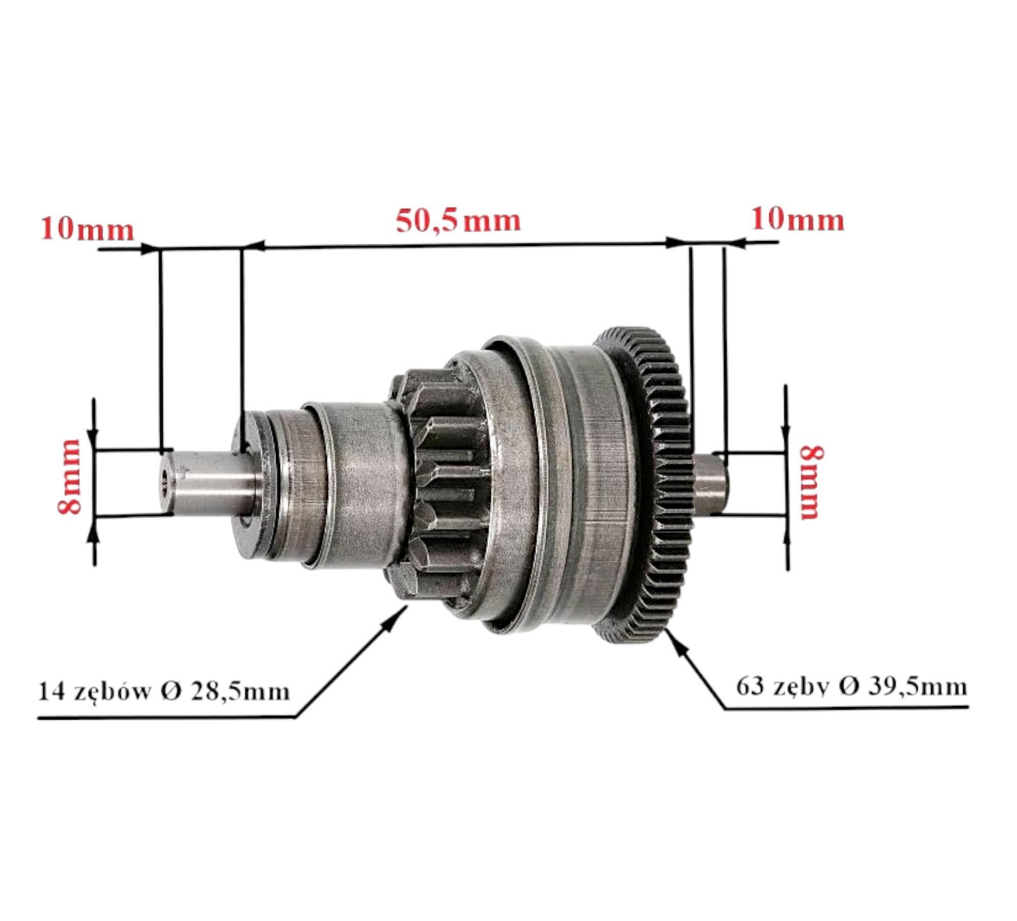 Bendix Rozrusznika Honda Tact 50 Suzuki Ad50 Ky - zdjęcie 3