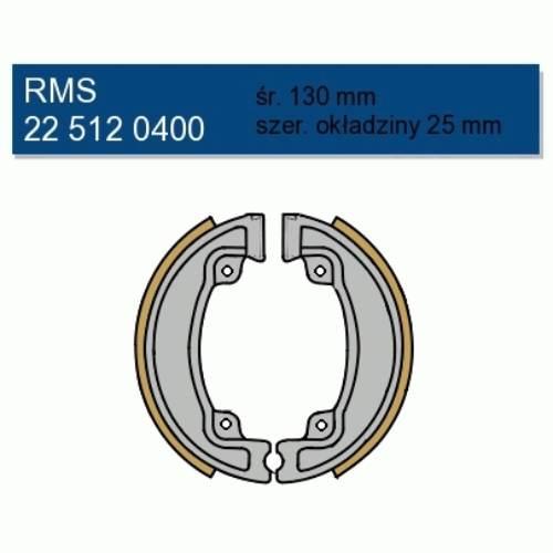 Szczęki Hamulcowe Super8 People50 | RMS 22 512 0401