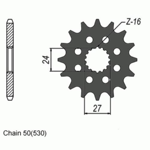 Zębatka Napędowa Sunstar Sunf560 17z 50 530