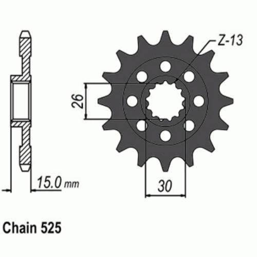 Zębatka Napędowa Sunstar Sunf432-17 | SUNF432-17