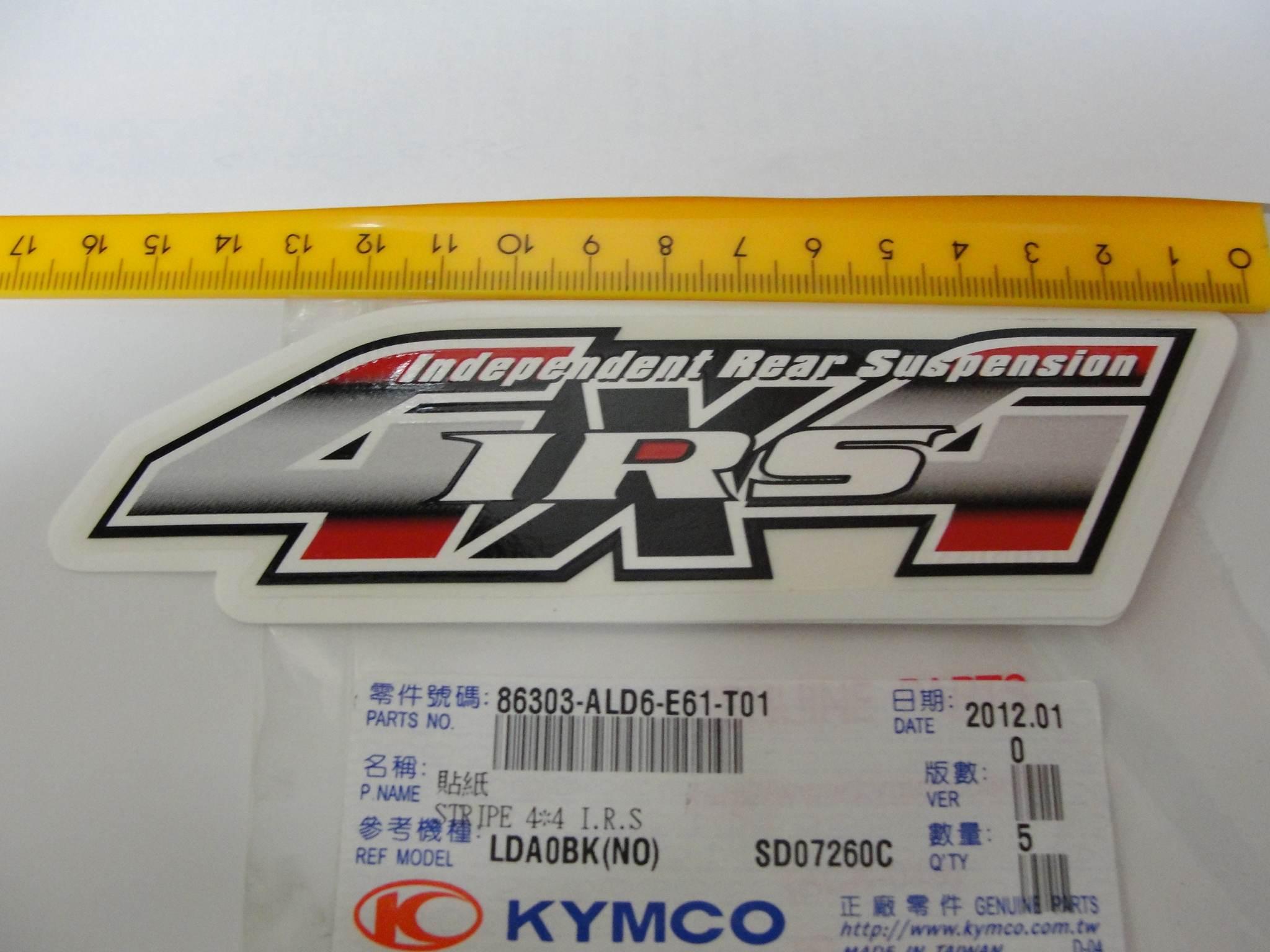 Naklejka "4x4 Irs" 86303-Ald6-E61-T01 | 86303-ALD6-E61-T01