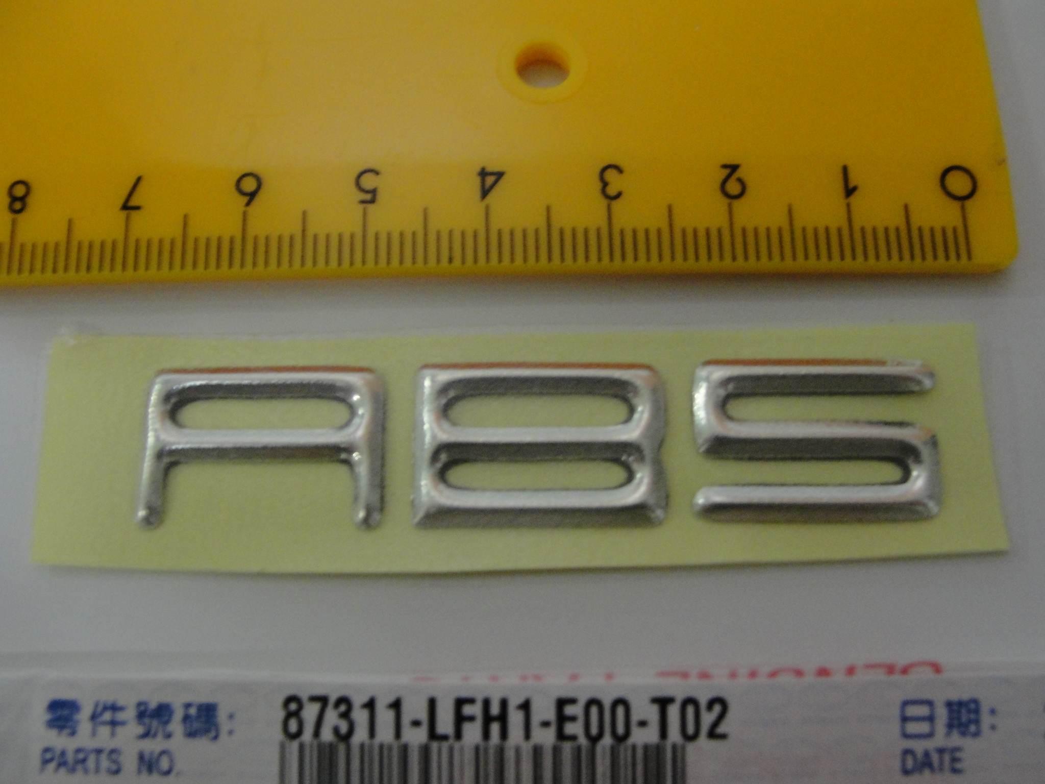 Naklejka Abs 87311-Lfh1-E00-T02 | 87311-LFH1-E00-T02