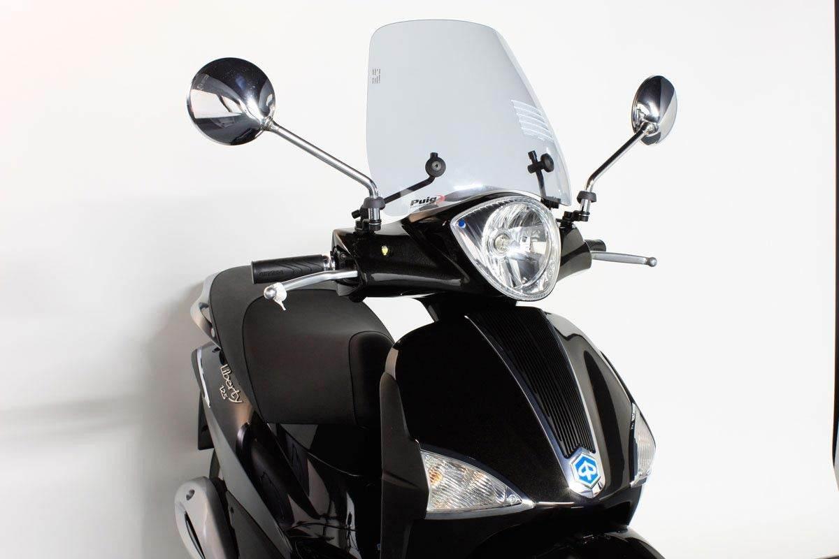Szyba Owiewka Puig Do Piaggio Liberty 50/125/150/200 04-10 Traffic Lekko Pr - zdjęcie 2