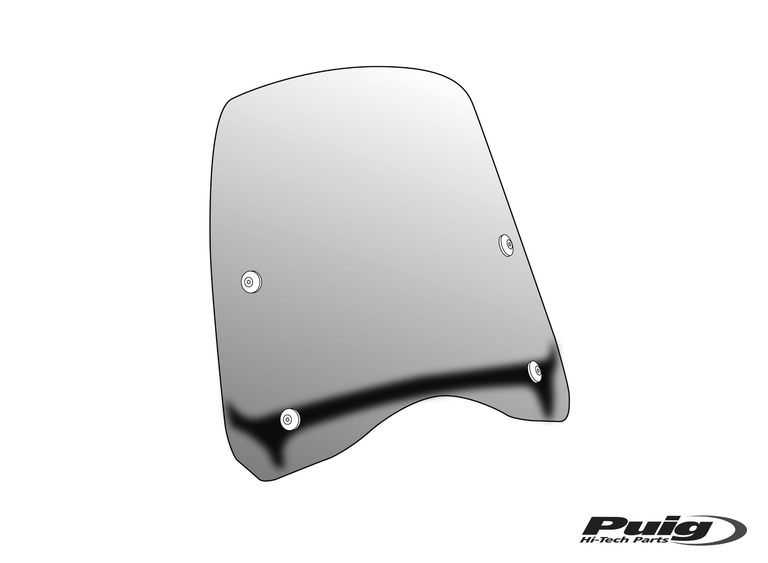 Szyba Owiewka Puig Do Peugeot Vivacity 50 09-16 125 12-16 T.G Przezroczysta