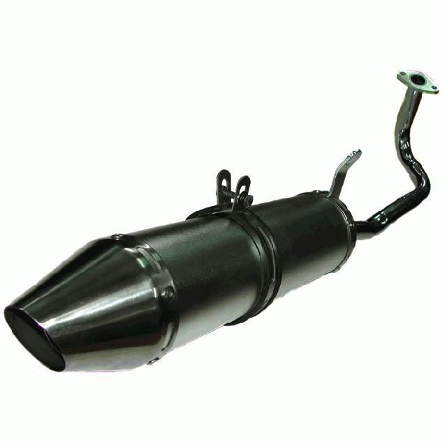 Tłumik Power Force Tuning Gy6 4t Tune-Ex Srebrny Tut000308 - zdjęcie 4
