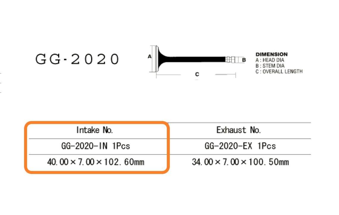 Zawór Ssący Yamaha Yfm400 Big Bear 4x4 | GG-2020-IN - zdjęcie 2