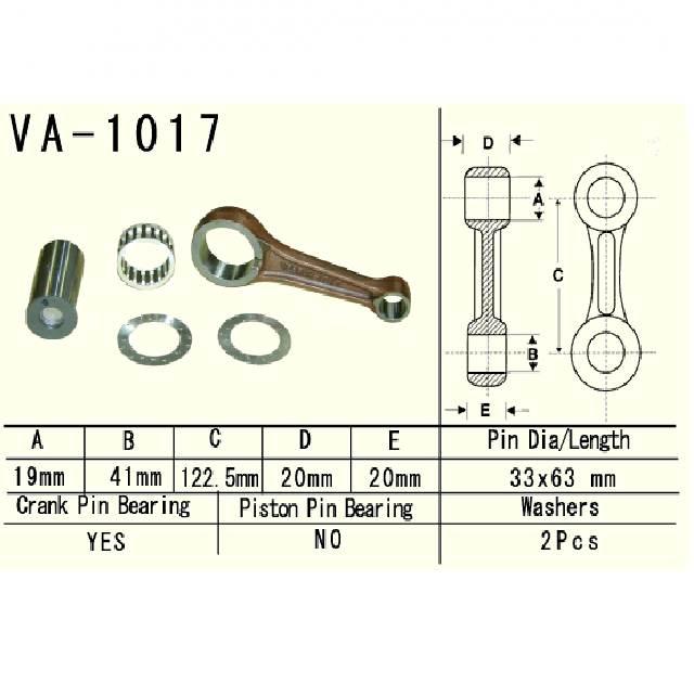 Vesrah Korbowód Honda Trx 400/450 1995- | VA-1017