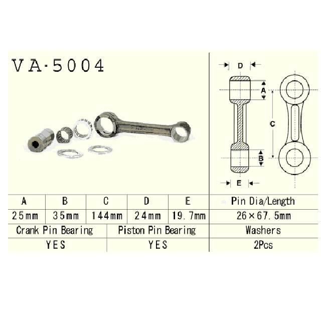 Vesrah Korbowód Honda Cr500r 87-01r | VA-5004