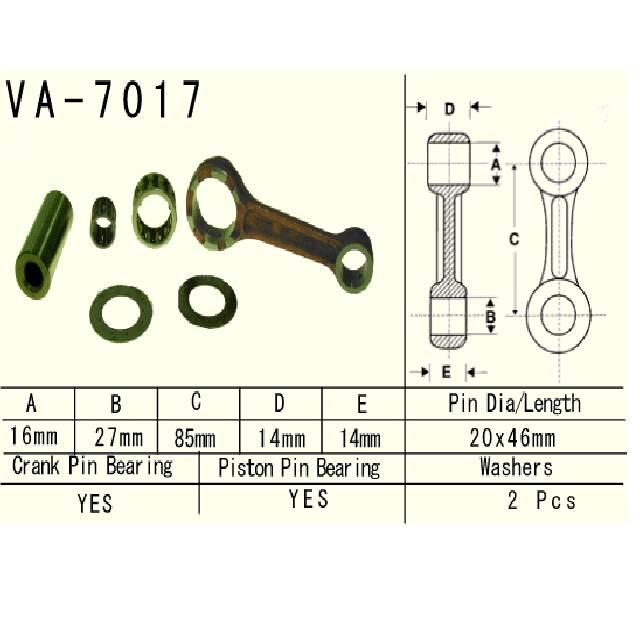 Vesrah Korbowód Kawasaki Kx60 99-03 Kx65 00-18r