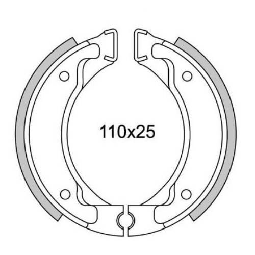 Szczęki Hamulcowe Yamaha Bws Ct Jog Slider Why 50