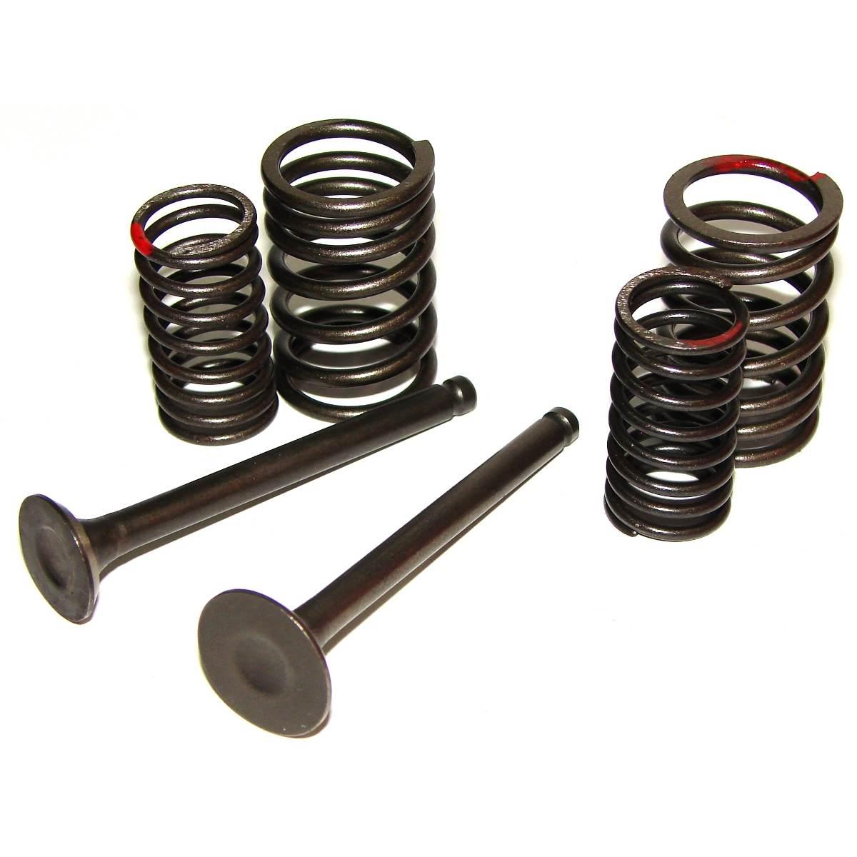 Komplet Zaworów 64mm I Sprężyn Gy6 50cc 4t Agility Gy6020015d