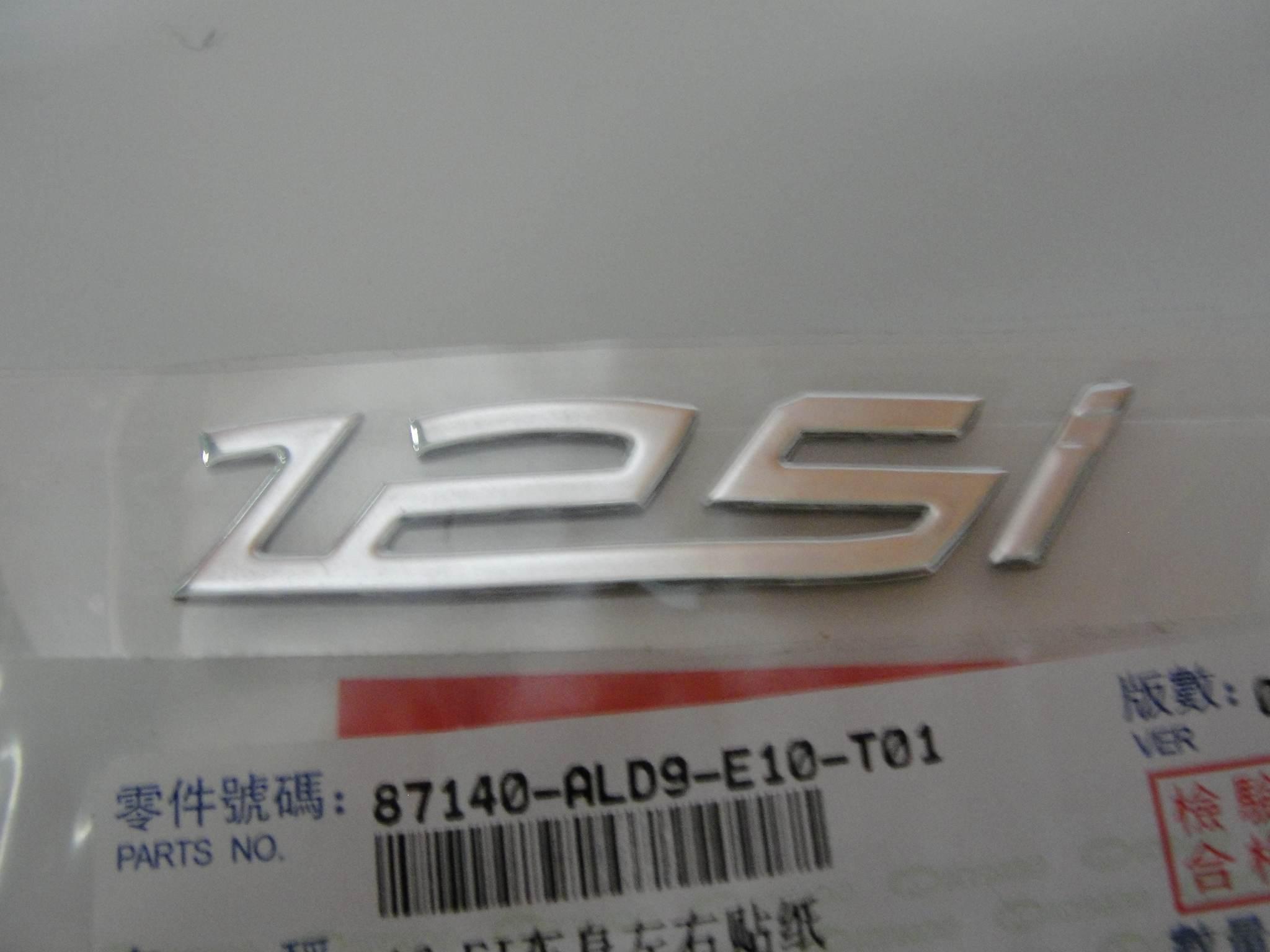 Naklejka "125" People One 87140-Ald9-E10-T01