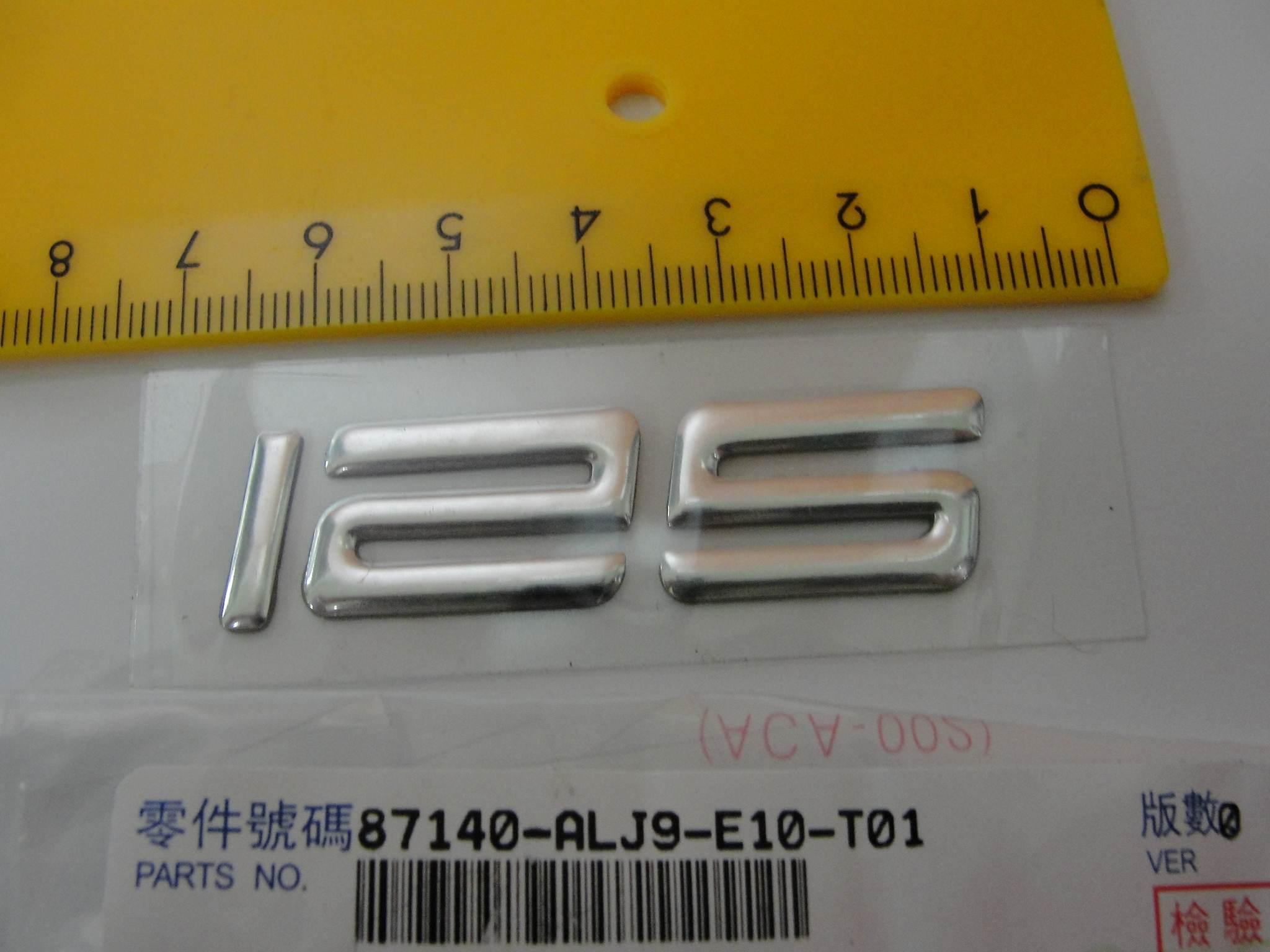 Naklejka 125 Ag 16 87140-Alj9-E10-T01 | 87140-ALJ9-E10-T01