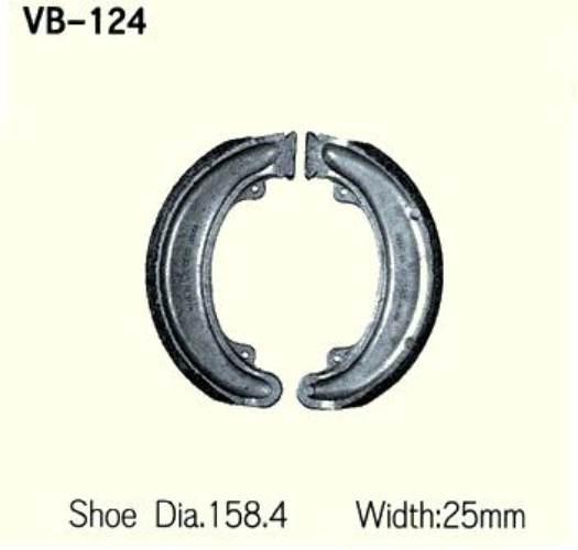 Szczęki Hamulcowe Vesrah Vb-124 | VB-124