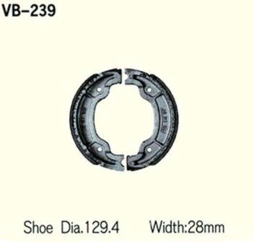 Szczęki Hamulcowe Vesrah Vb-239 | VB-239