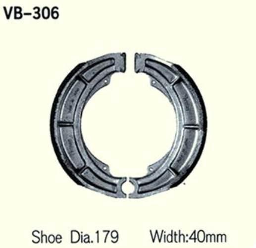 Szczęki Hamulcowe Vesrah Vb-306 | VB-306