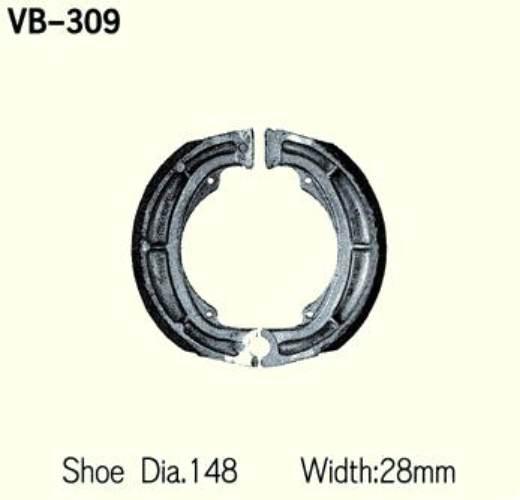 Szczęki Hamulcowe Vesrah Vb-309 | VB-309