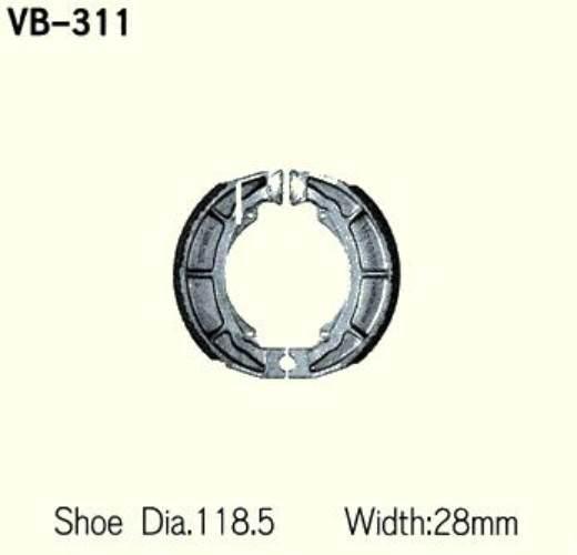 Szczęki Hamulcowe Vesrah Vb-311 | VB-311