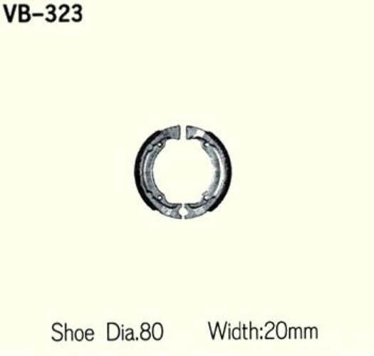 Szczęki Hamulcowe Vesrah Vb-323 | VB-323