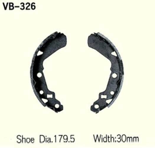 Szczęki Hamulcowe Vesrah Vb-326 | VB-326
