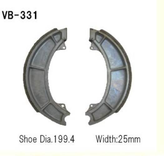 Szczęki Hamulcowe Vesrah Vb-331 | VB-331