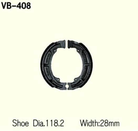 Szczęki Hamulcowe Vesrah Vb-408 | VB-408