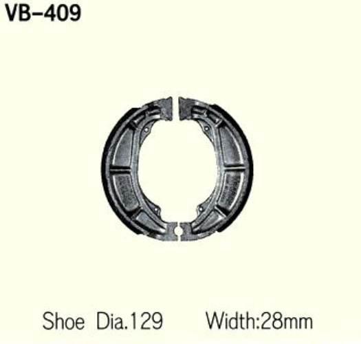 Szczęki Hamulcowe Vesrah Vb-409 | VB-409