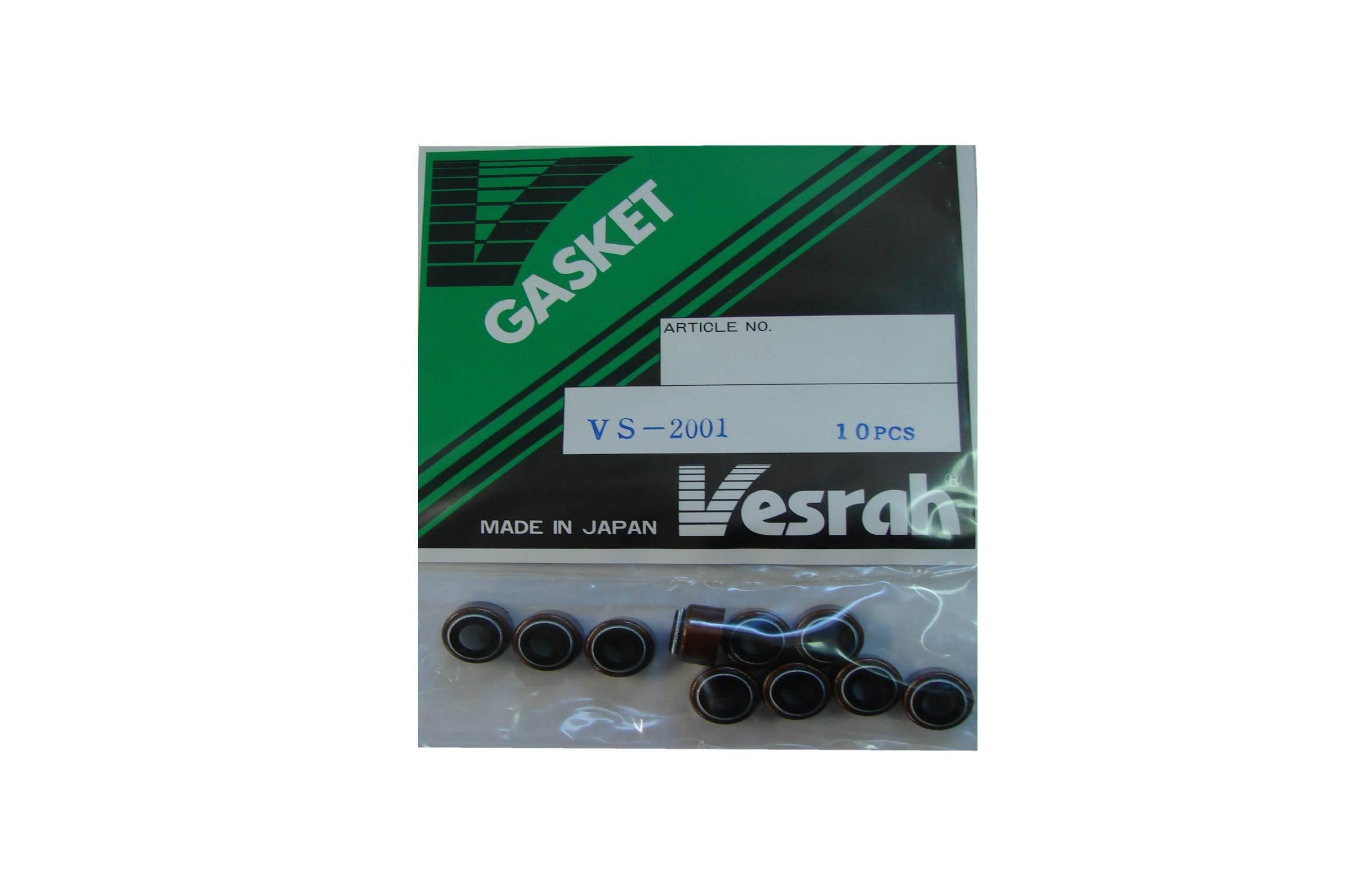 Uszczelniacz zaworowy 6,2x9,1x10,4x13,4 mm 250/1100 ccm yamaha xs250 yfm350 xs400 vesrah - zdjęcie 3