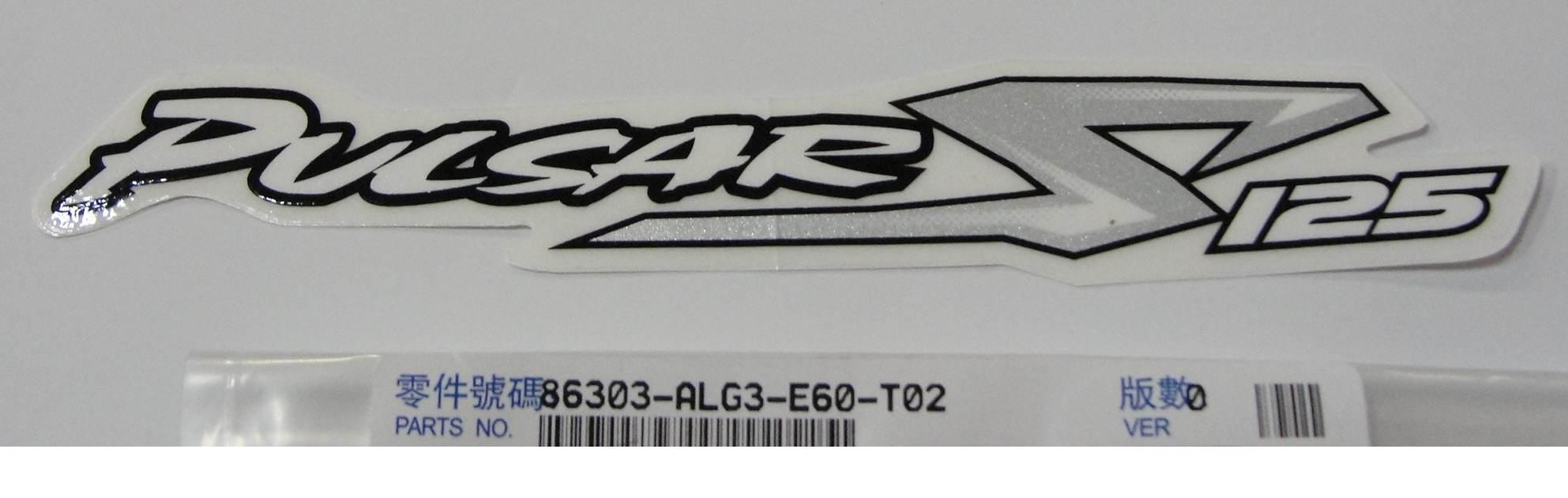 Naklejka Pulsar S 125 86303-Alg3-E60-T02 - zdjęcie 2