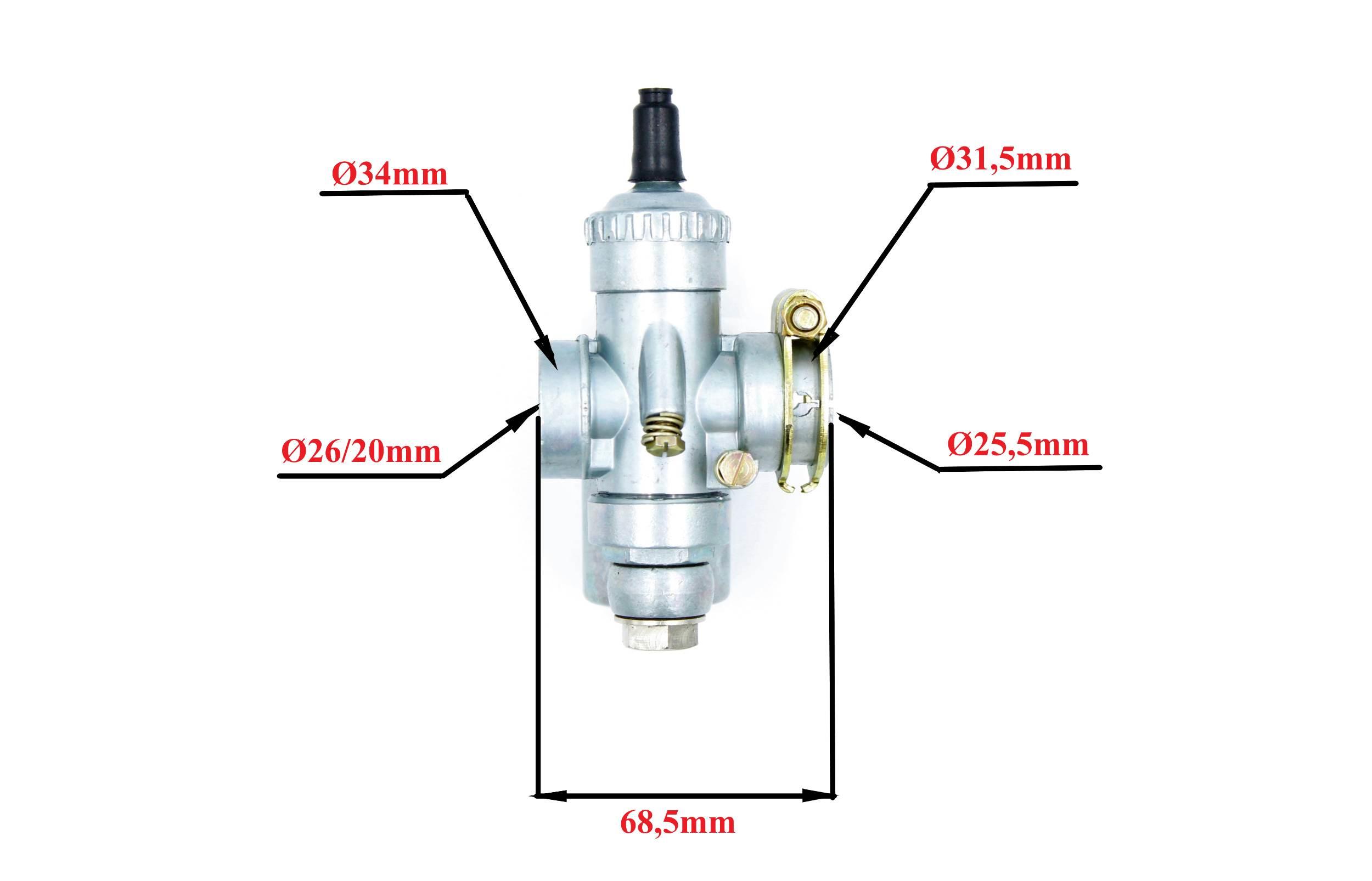 Gaźnik Wsk 125 Wfm Shl M06 Osa G20 | PF 12 164 0055