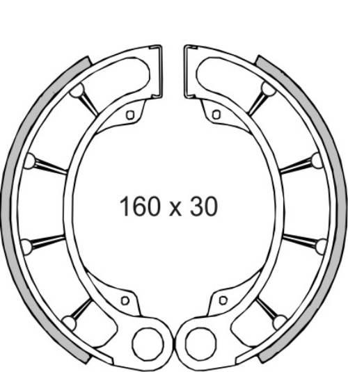 Szczęki Hamulcowe Rms 22 512 0410 | RMS 22 512 0410