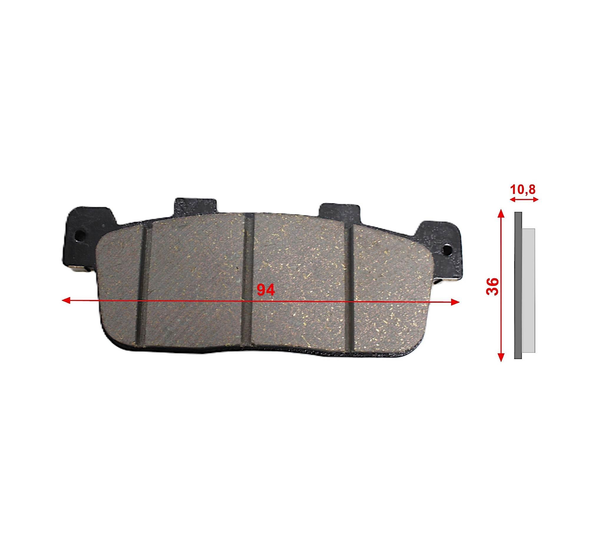 Klocki hamulcowe kymco people gti 125/300 43105-lge5-306 - zdjęcie 3