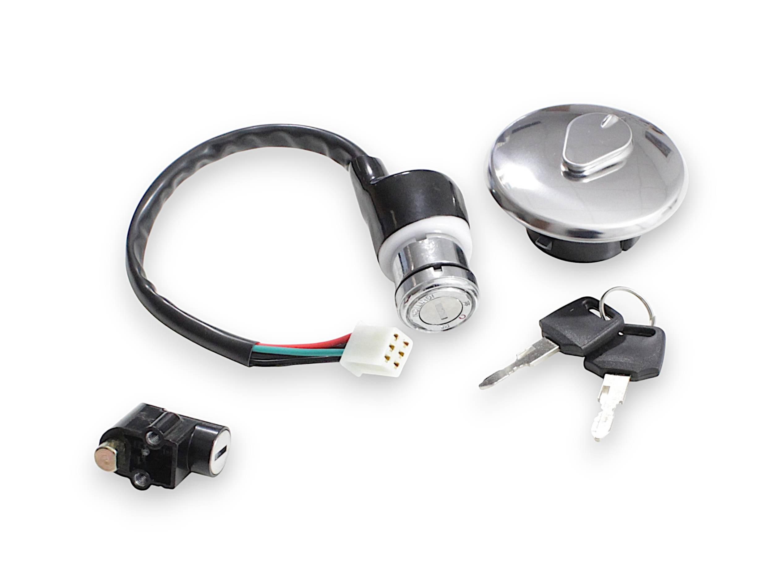 Zestaw Zamków Suzuki Gn 125 Stacyjka Korek Wlewu Paliwa Zamek Siedzenia Gn125000010