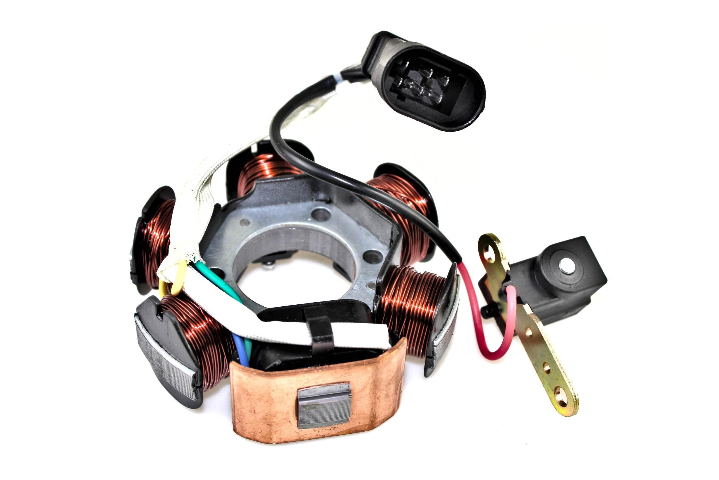 Stojan Alternatora Power Force Piaggio/Gilera 50 2t Wtyczka Hermetyczna Alt000258-A