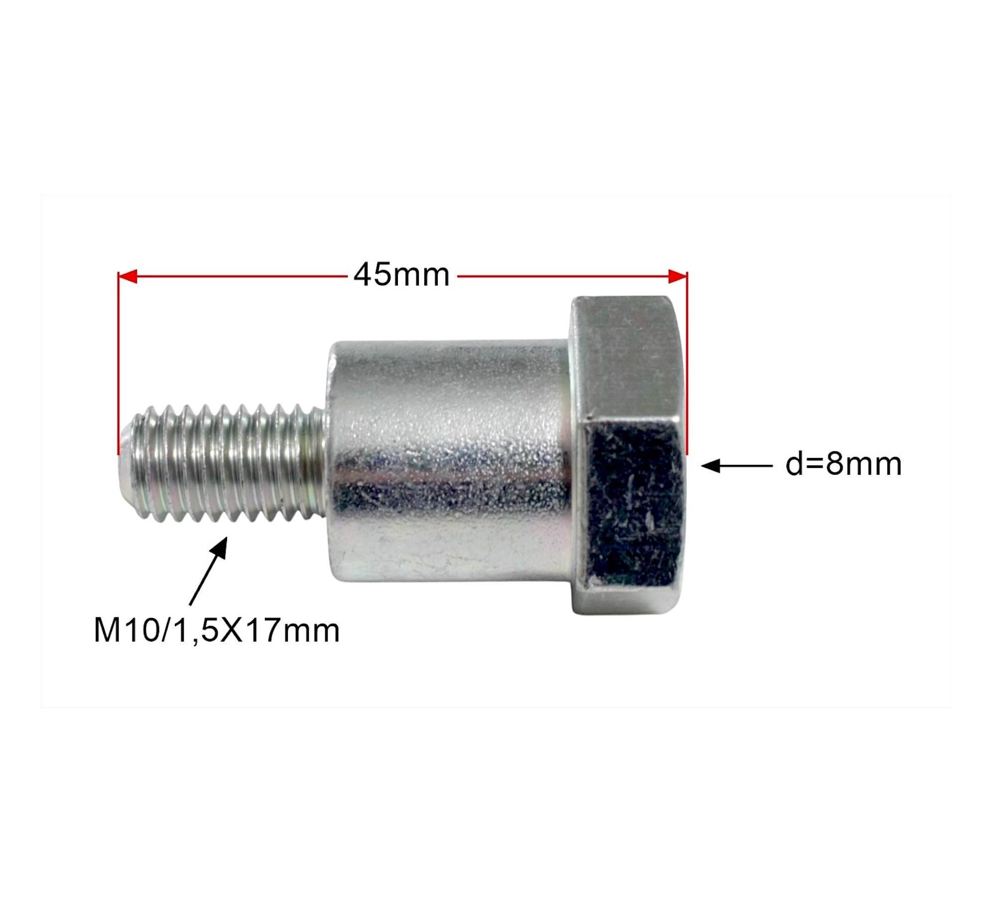 Śruba M10x17 Strona Lewa Lub Prawa Benelli Trk - zdjęcie 2