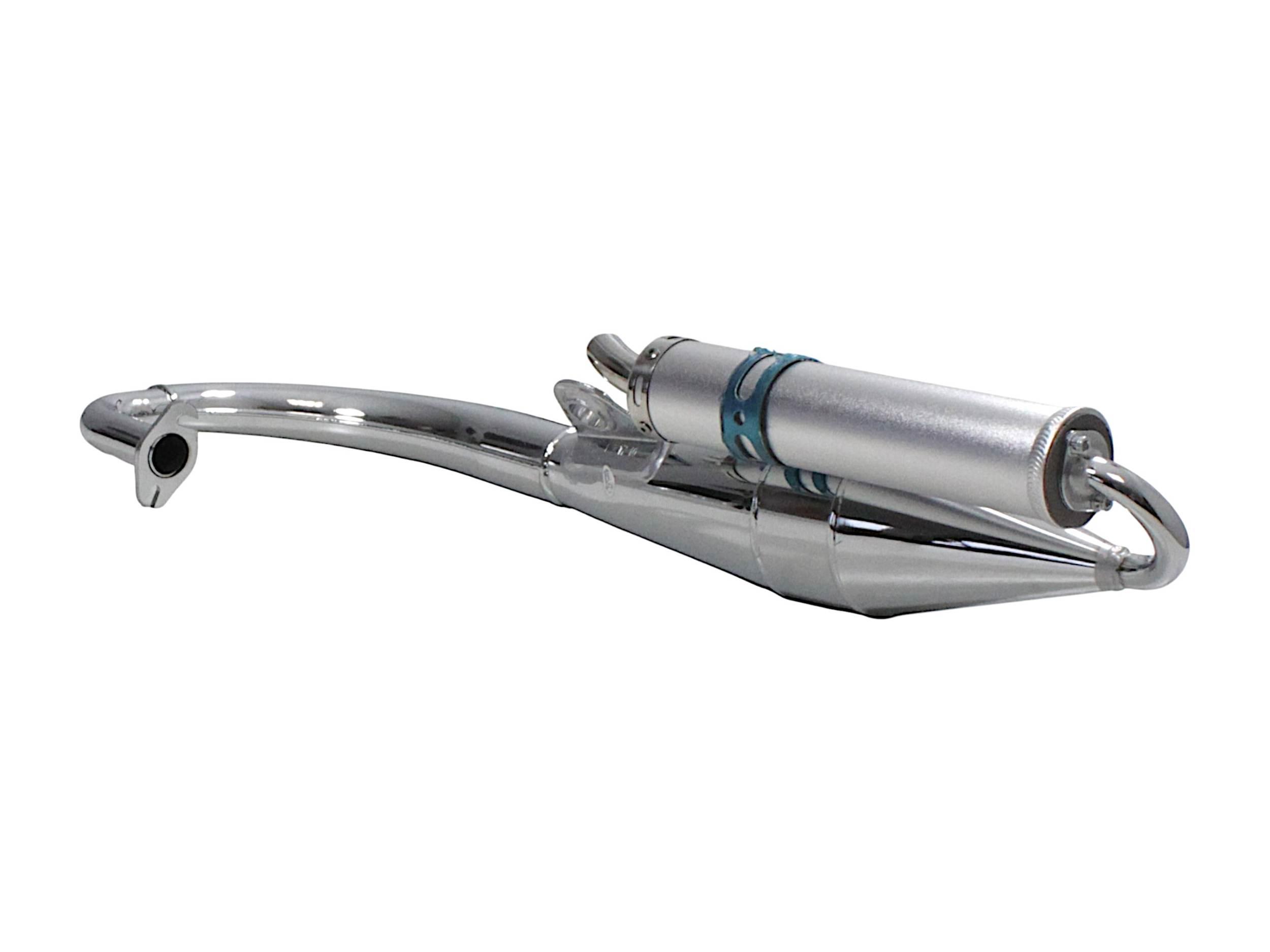 Tłumik Tuningowy Power Force Yamaha Minarelli Vertical Srebrny - zdjęcie 2
