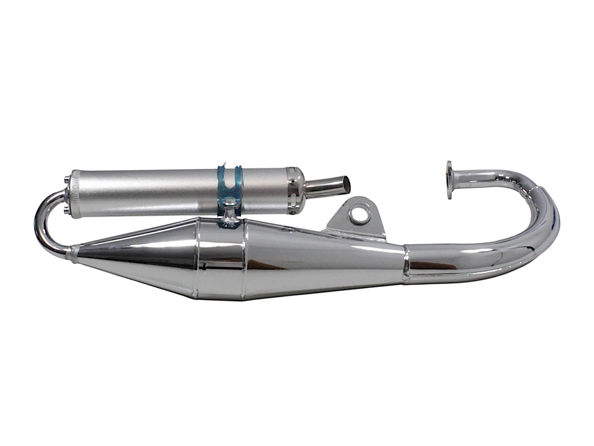Tłumik Tuningowy Power Force Yamaha Minarelli Vertical Srebrny - zdjęcie 3