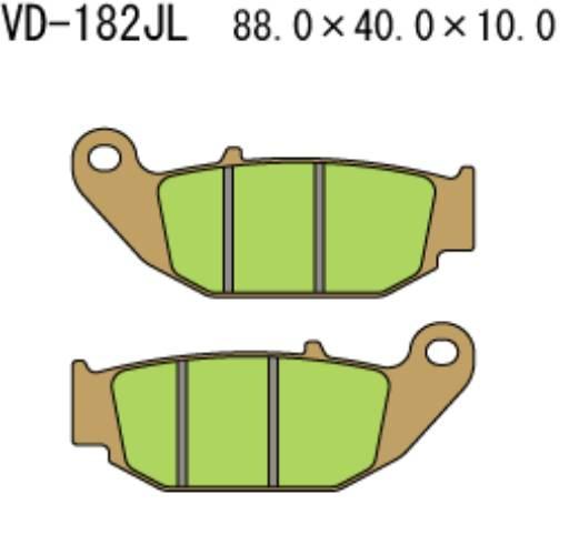 Klocki Hamulcowe Vesrah Vd-182jl | VD-182JL