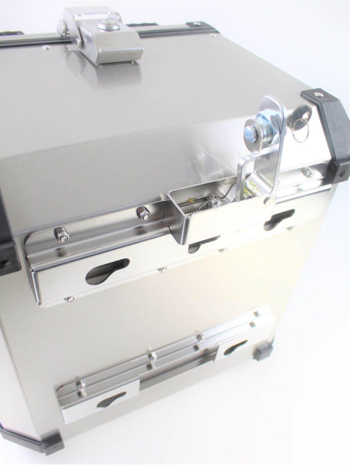 Zestaw 3 Kufrów Aluminiowych Benelli 502 Srebrne - zdjęcie 6