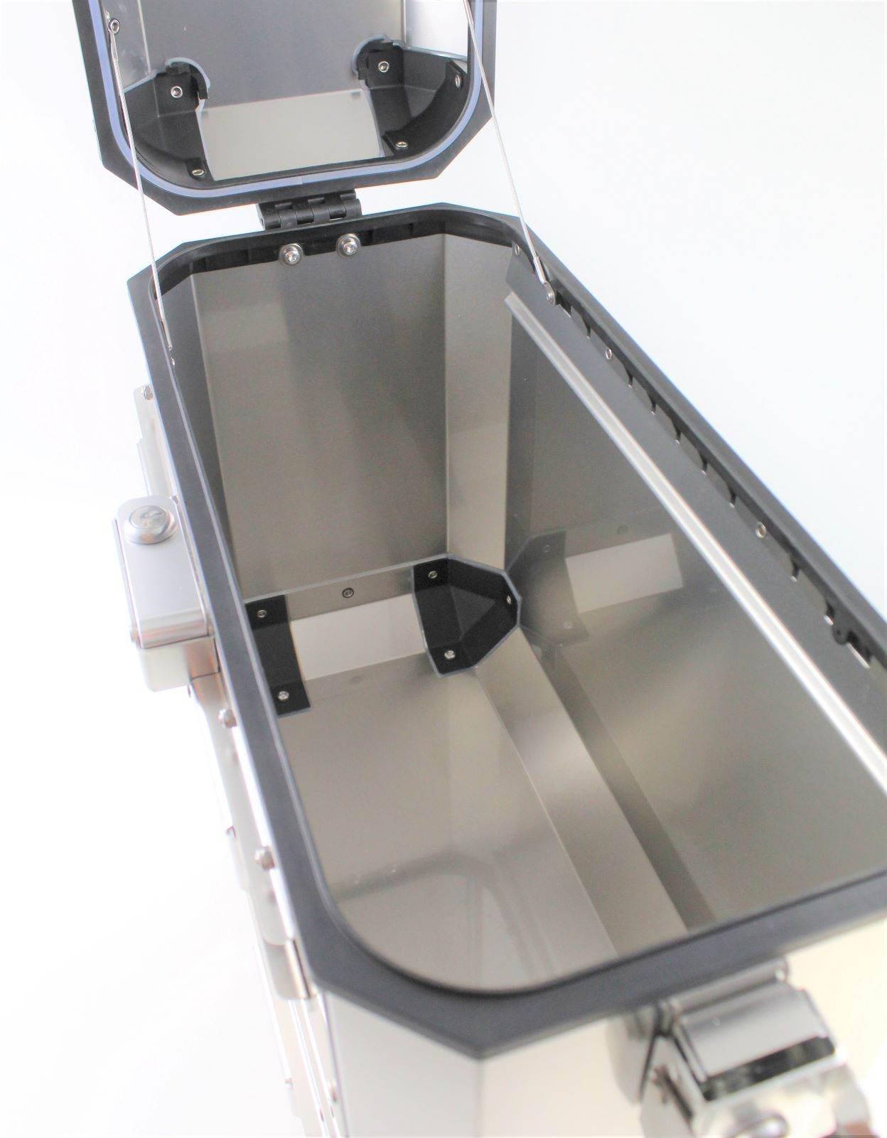 Zestaw 3 Kufrów Aluminiowych Benelli 502 Srebrne - zdjęcie 11