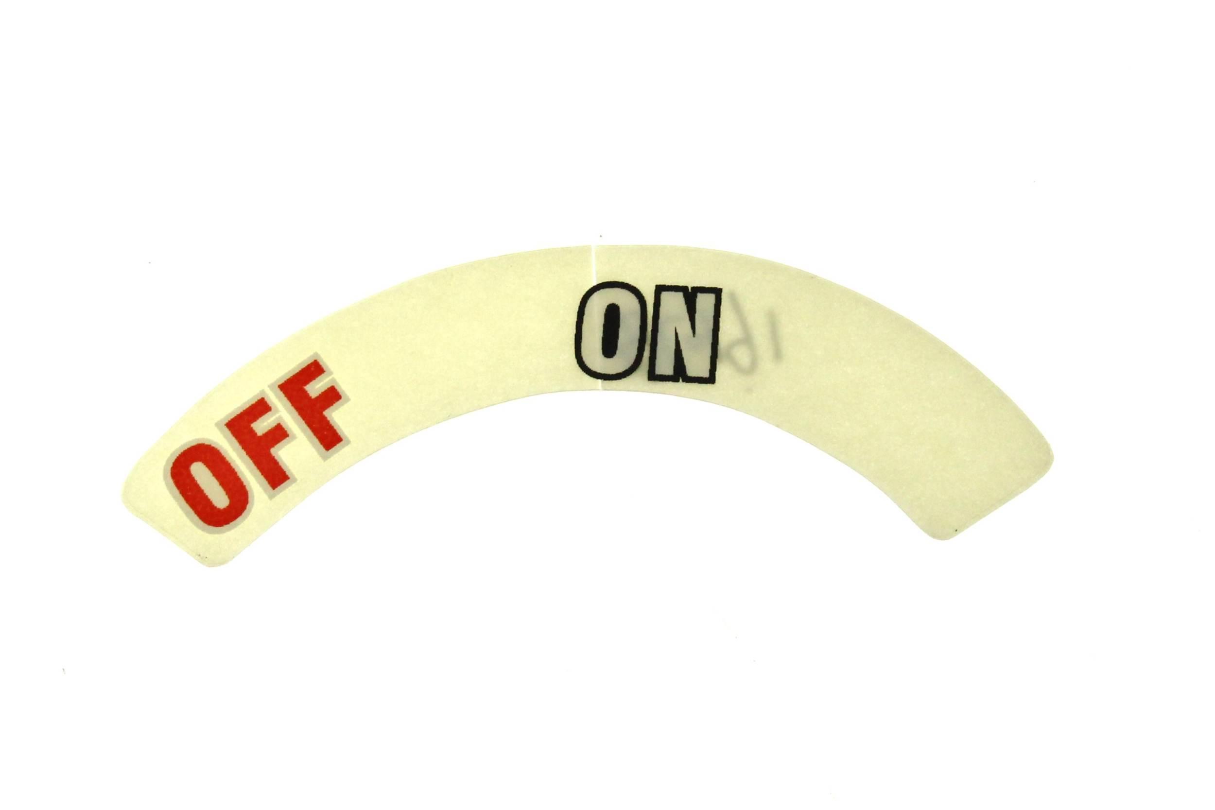 Naklejka Włączonej/Wyłączonej Stacyjki 86182-Aga2-