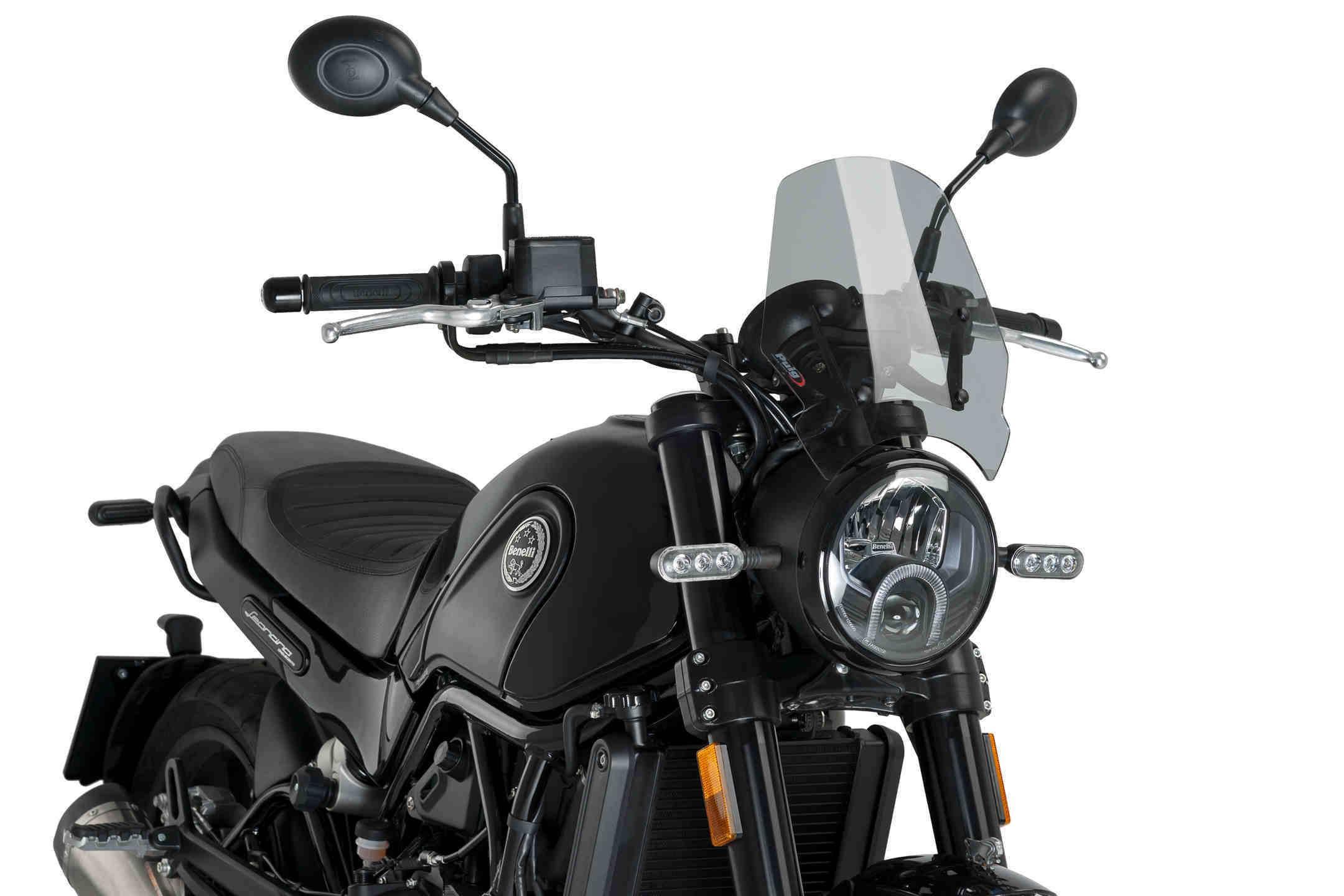 Szyba Owiewka Puig Do Benelli Leoncino 500 16-22 Lekko Przyciemniona