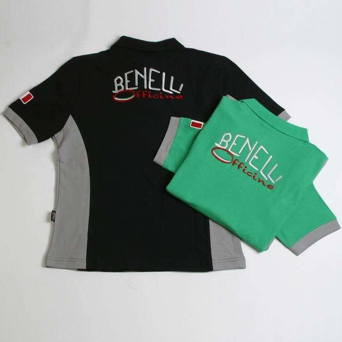 Polo Benelli Officine Zielono-Szary Xs | A0000971600GV - zdjęcie 3