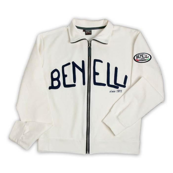 Bluza Benelli Old Logo Biała S | A0000971451BW